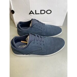Aldo Carnaby-418 Mens Navy Blue Low Top Lace Up Casual Sneakers Shoes Size 9